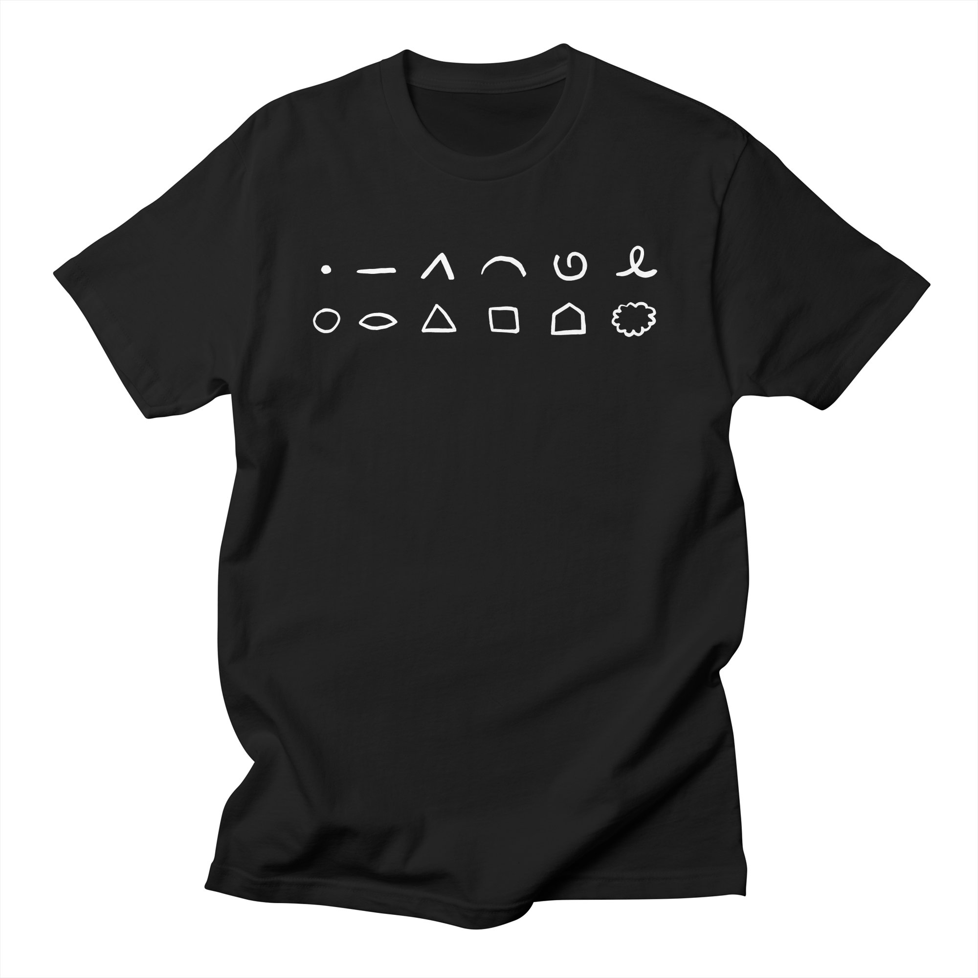 Visual alphabet t-shirt